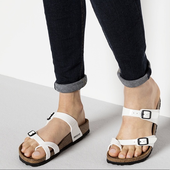 Birkenstock Shoes - NEW Birkenstock Mayari Sandals White Birkoflor Size 38 / 7